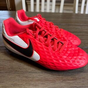 Nike Tiempo Legend 8 Academy MG Soccer Cleats Laser Crimson AT5881-606 Mens 6Y